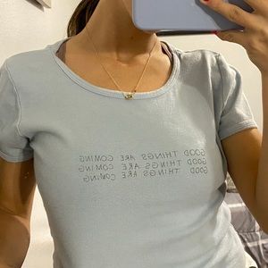 Urban outfitters graphic baby tee